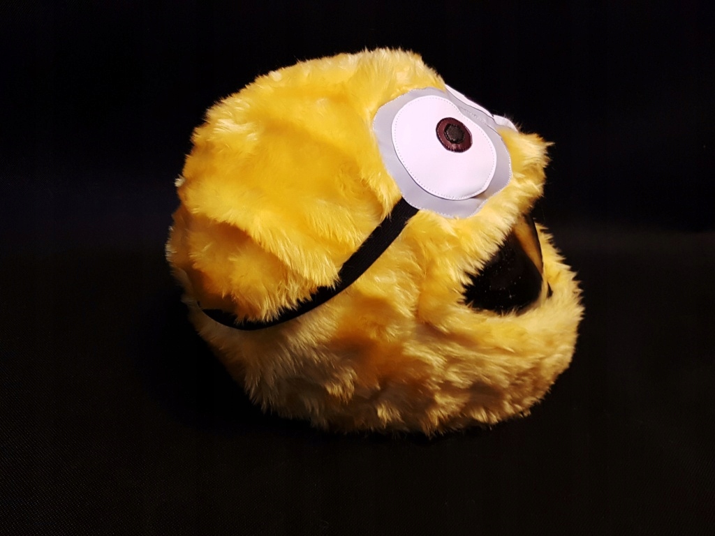 Dekorácia prilby YELLOW CREATURE Perfektné na darček