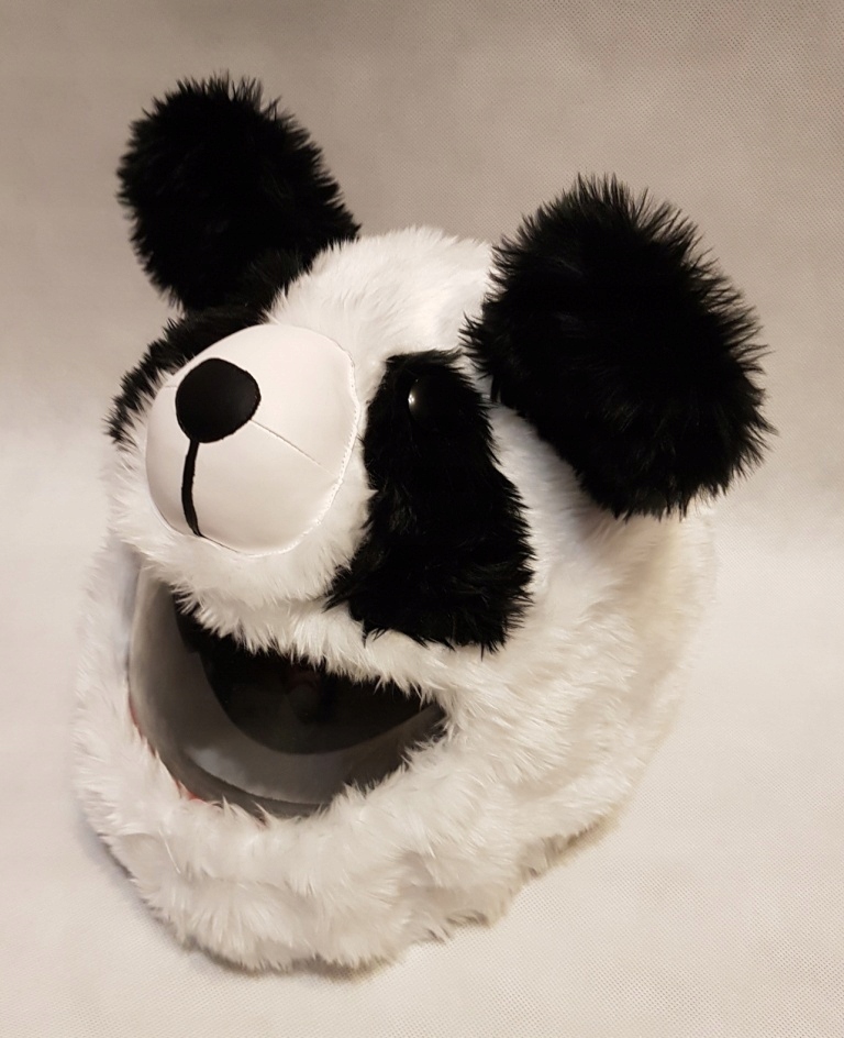 Dekorácia na klobúk prilby Panda Perfektné na darček