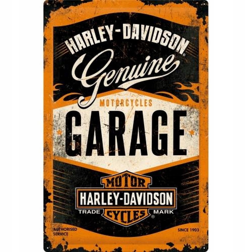 PLAGÁTOVÝ LIST 40x60cm HARLEY DAVIDSON MOTO FANA