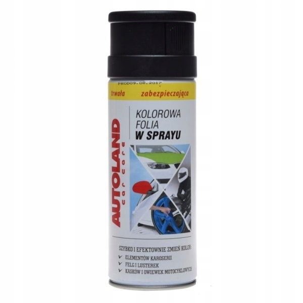 TEKUTÁ FÓLIA SPREJ ČIERNY ČIERNY MAT 0,4L