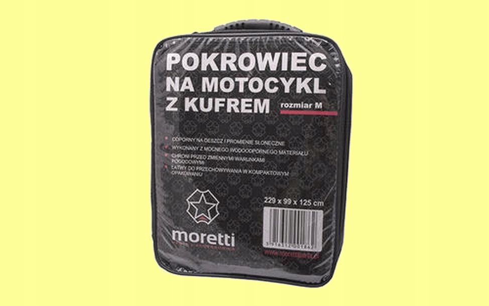 Moretti KRYT pre motocykel s kufrom r. S ITALSKÝ