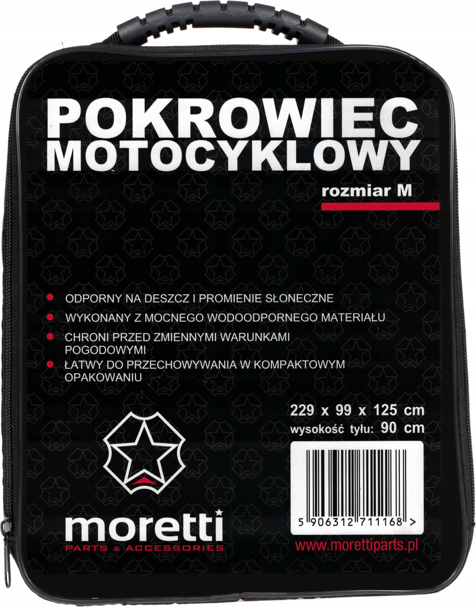 KRYT MOTORKY MORETTI M 229x125x99 silný