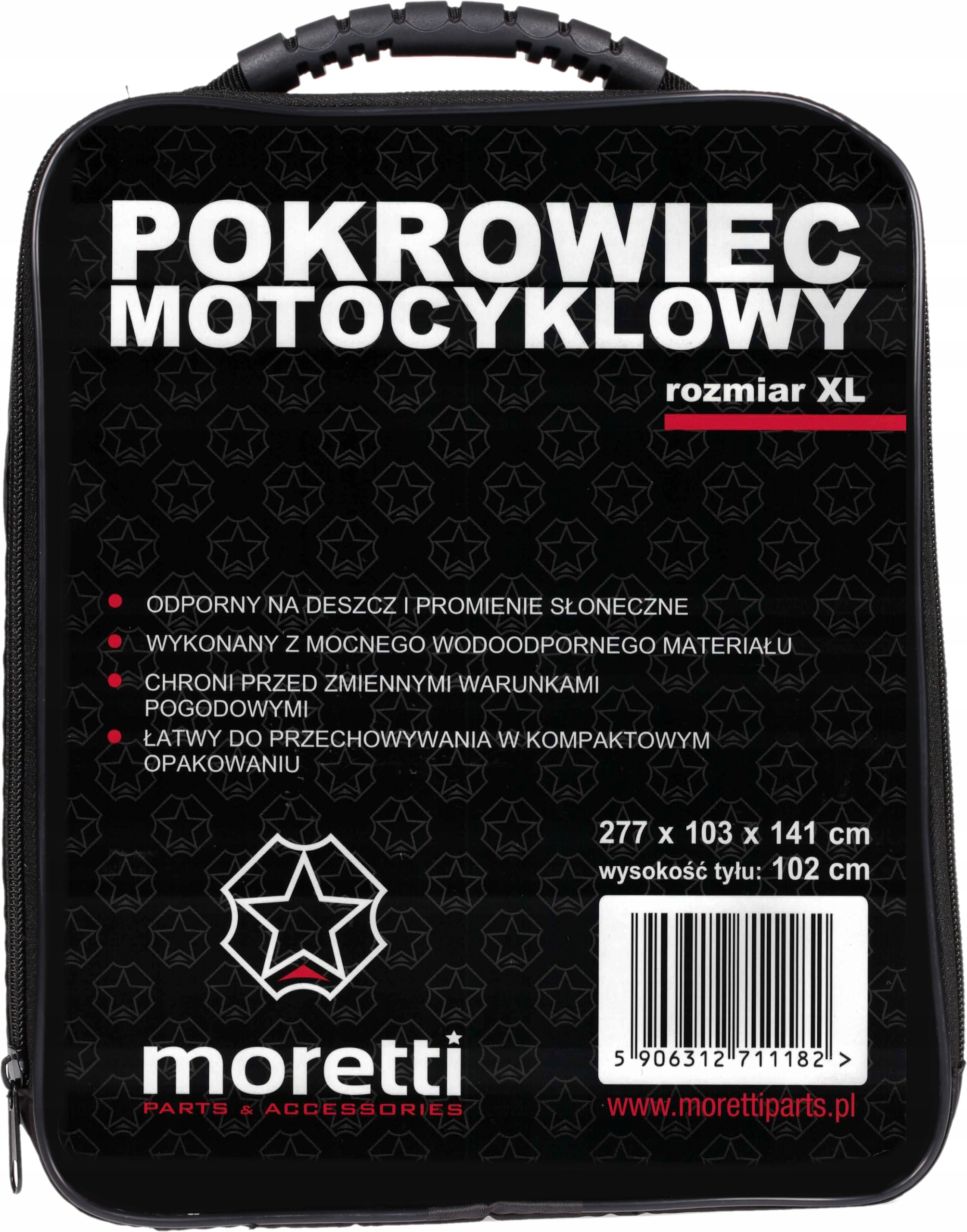 KRYT MOTORKY MORETTI XL silný 277x141x103