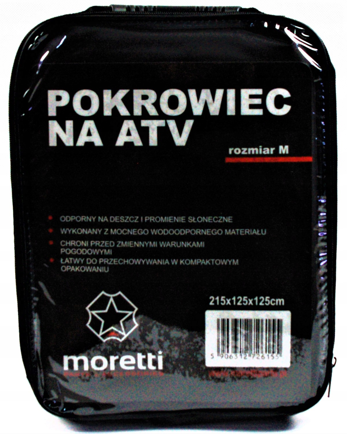 KRYT NA štvorkolku štvorkolky MORETTI VEĽKOSŤ M