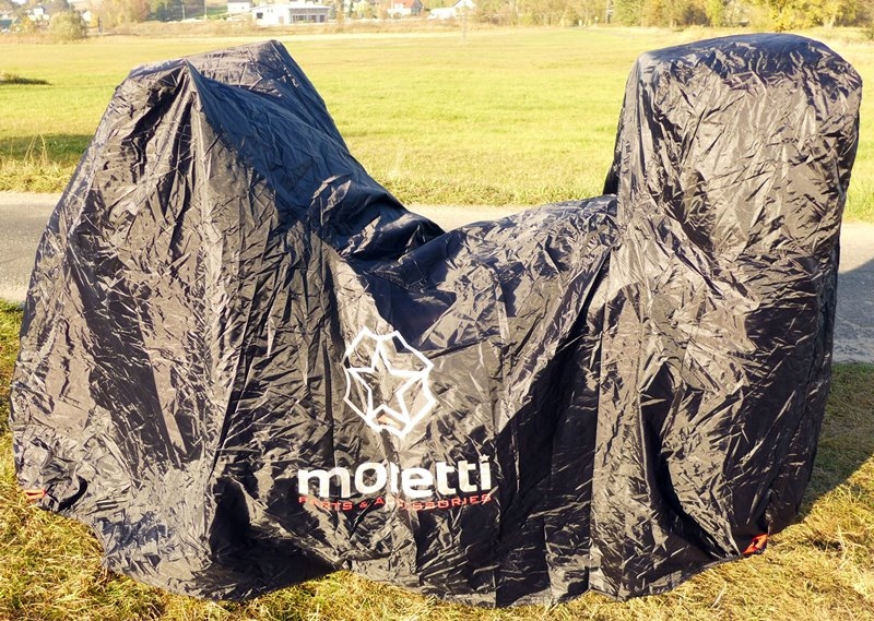 KRYTÝ MOTOCYKEL SKÚTRU S PRÚDOM L Hrubým