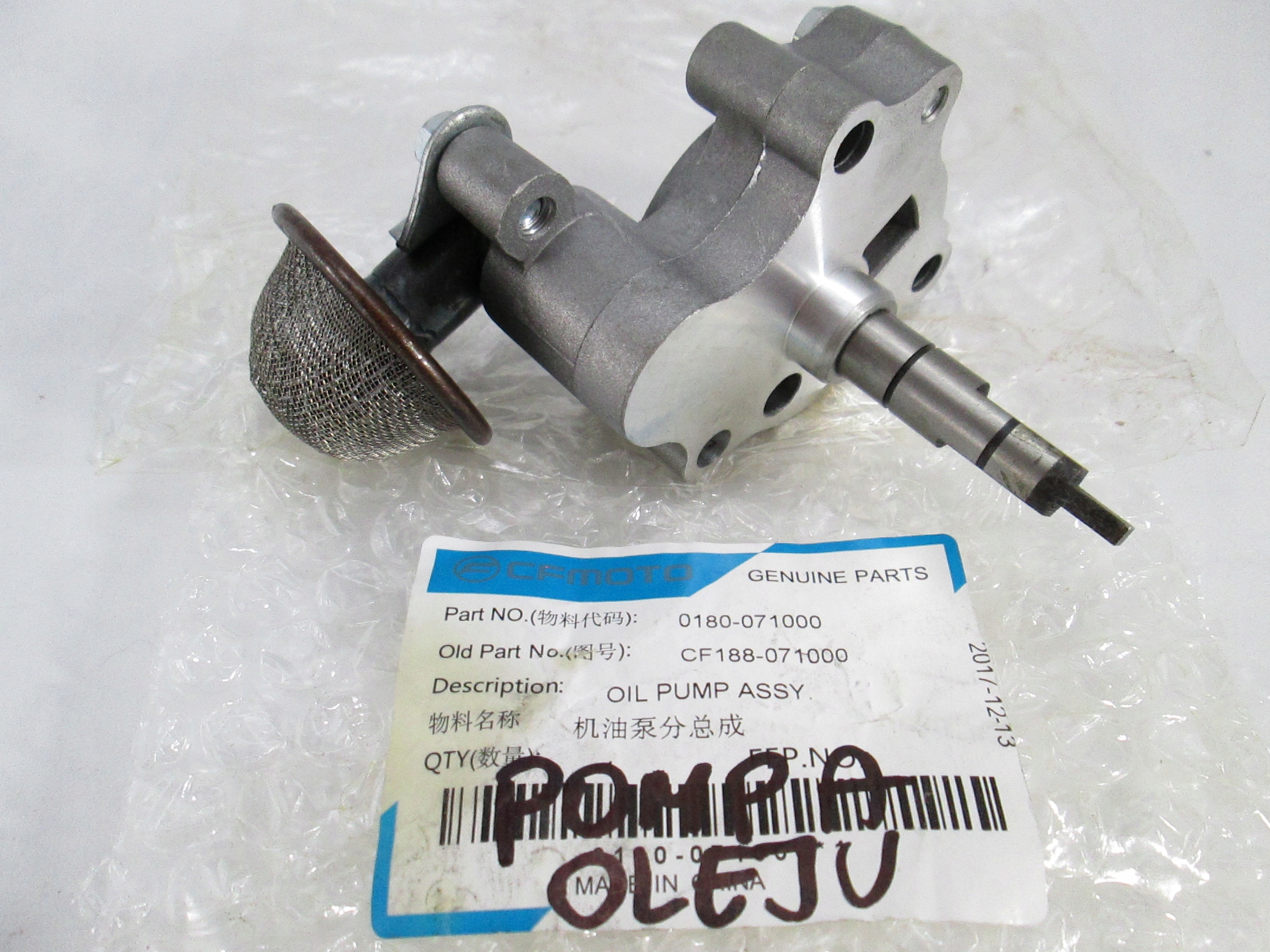 OLEJOVÉ ČERPADLO CF MOTO 500 X5 0180-071000