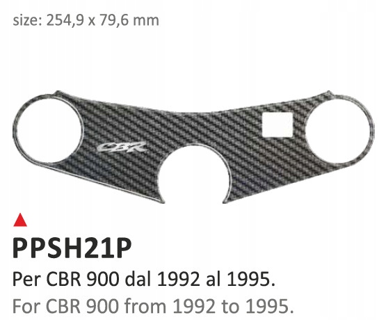 PRINT nálepka na volante Honda CBR 900 1