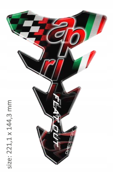 PRINT tankpad Expression Slim Aprilia