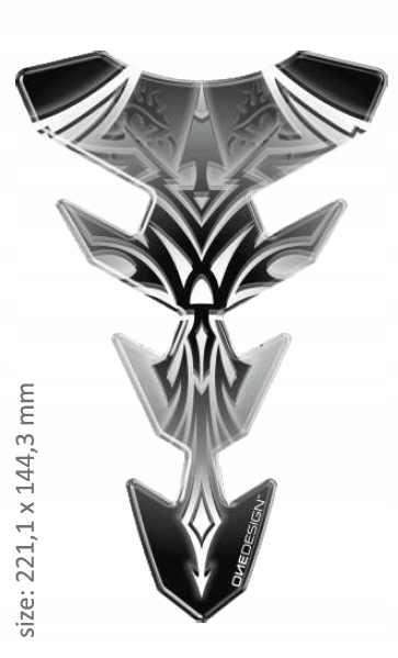 PRINT tankpad Expression Slim Tribal grey