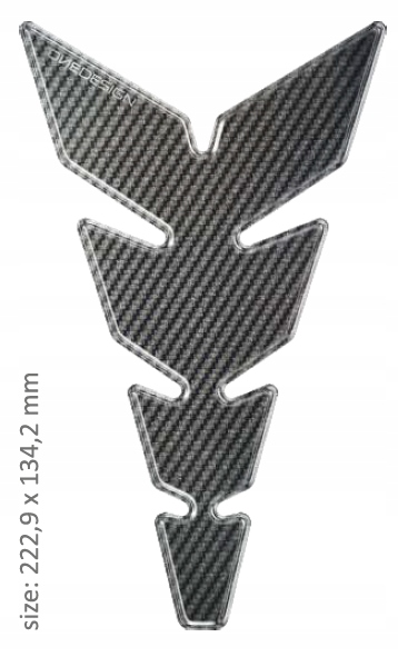 PRINT tankpad Moon Slim karbón