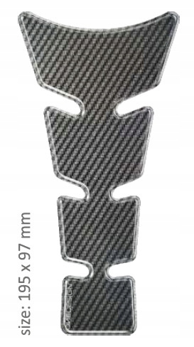 PRINT tankpad SLIM karbón