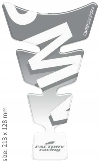PRINT tankpad Spirit tvar BMW logo strieborné