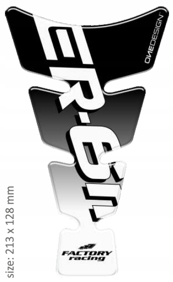 PRINT tankpad Logo v tvare ducha Kawasaki ER6N