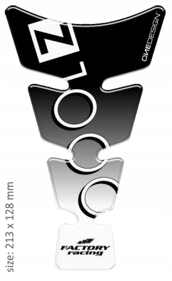 PRINT tankpad Duchové logo v tvare Kawasaki Z1000