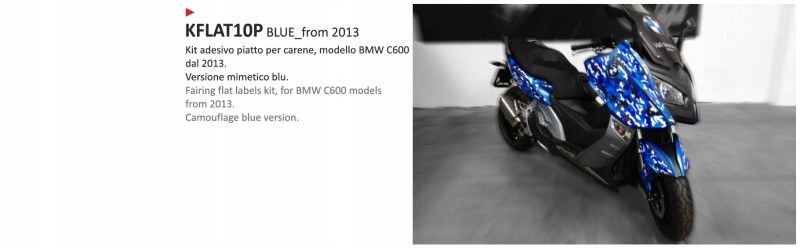 Sada nálepiek na motorku PRINT pre BMW C600 fr