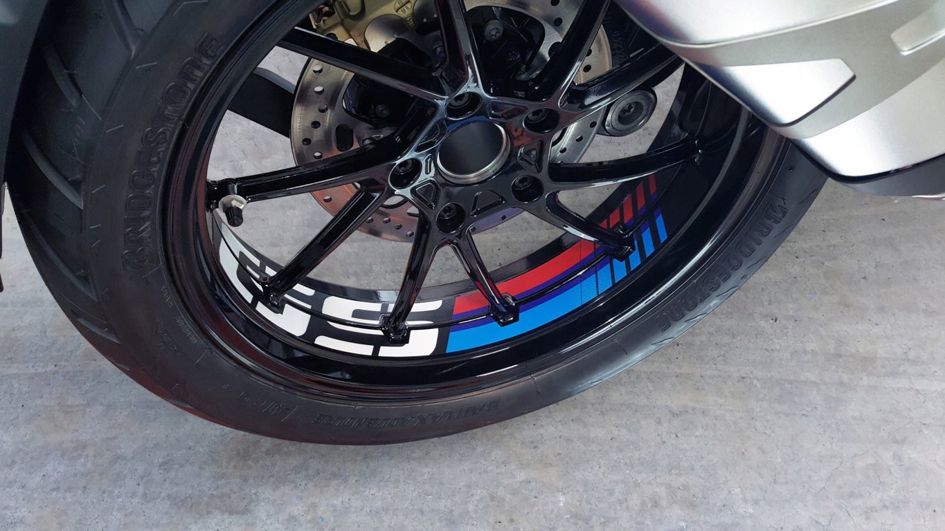Pásy PUIG 20150N pre ráfiky BMW R1200GS / R1250GS