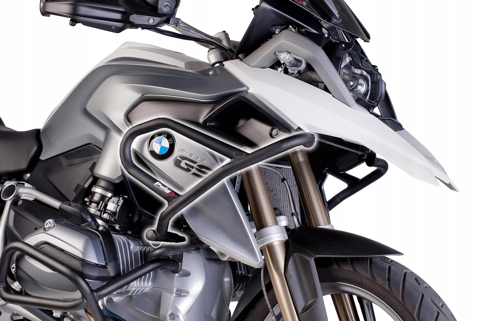 Padacie tyče PUIG 7542N R1200GS LC - čierne horné kryty kolies