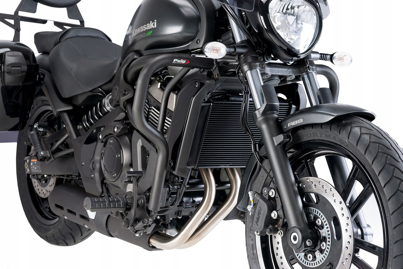 PUIG 8544N čierne nárazníky pre Kawasaki Vulcan S 15-20