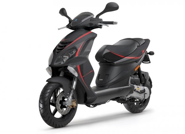 Piaggio NRG Power polepy dyha SET ČIERNA