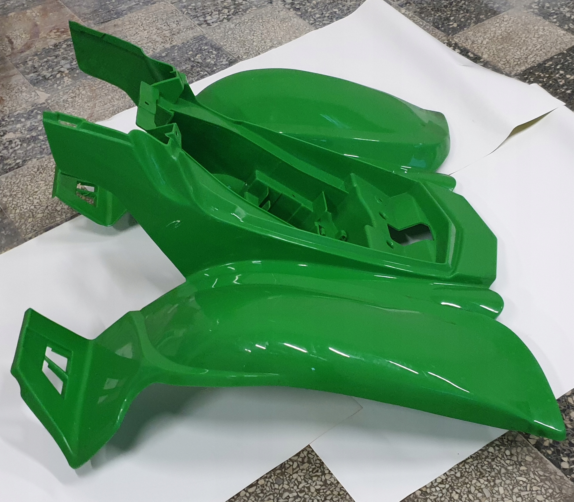 Plastové blatníky zadné ATV Motobi Gepard 150