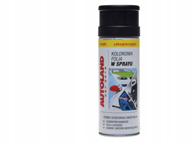 Čierna matná tekutá sprejová fólia 400 ml