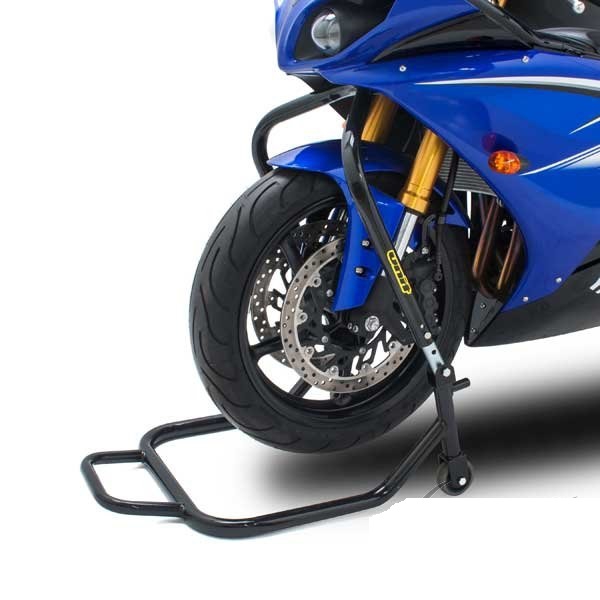 Predný zdvih, stojan na motocykel, pod hlavovou trubkou