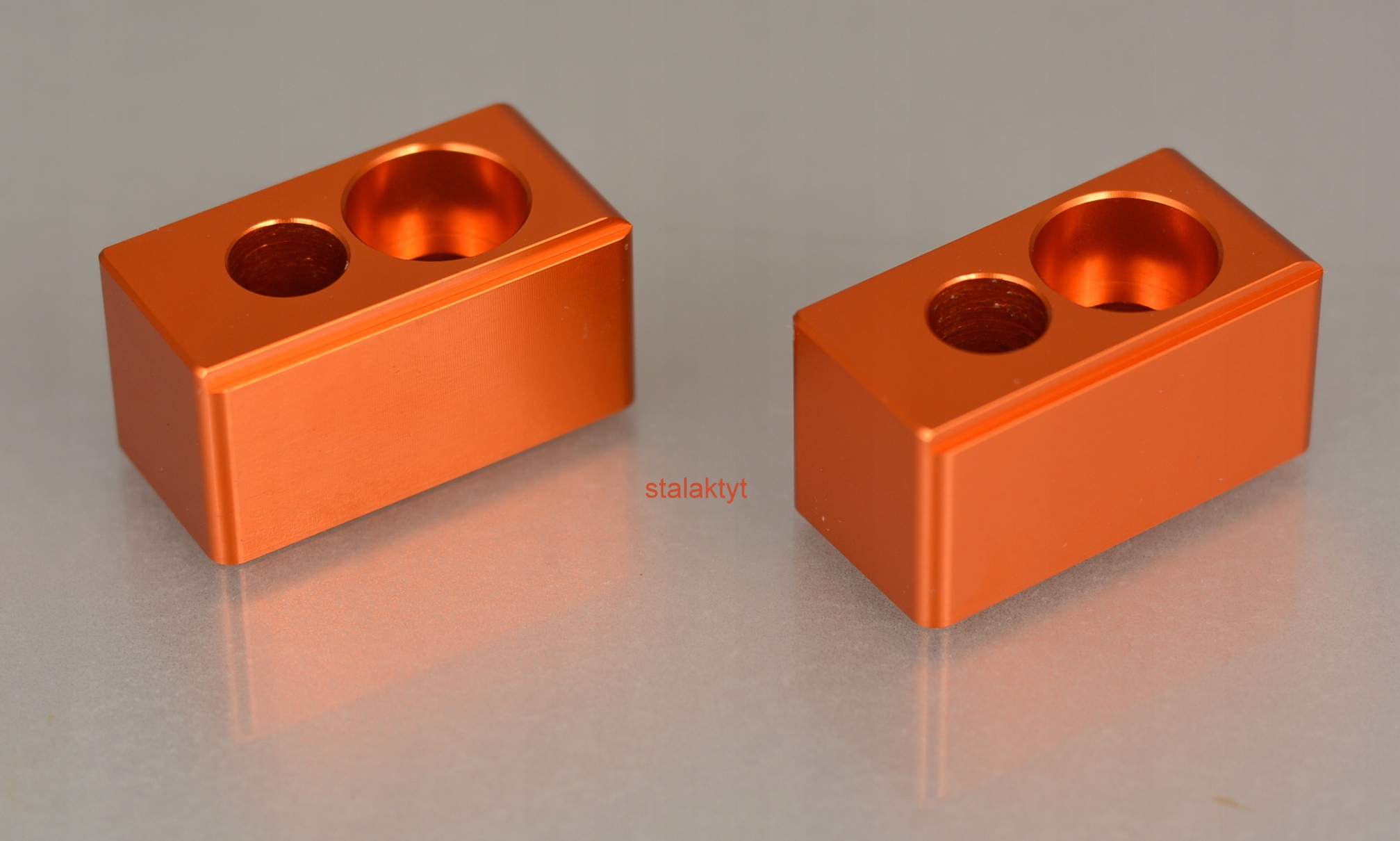 Stúpačky KTM Stúpačky oranžové 20 mm