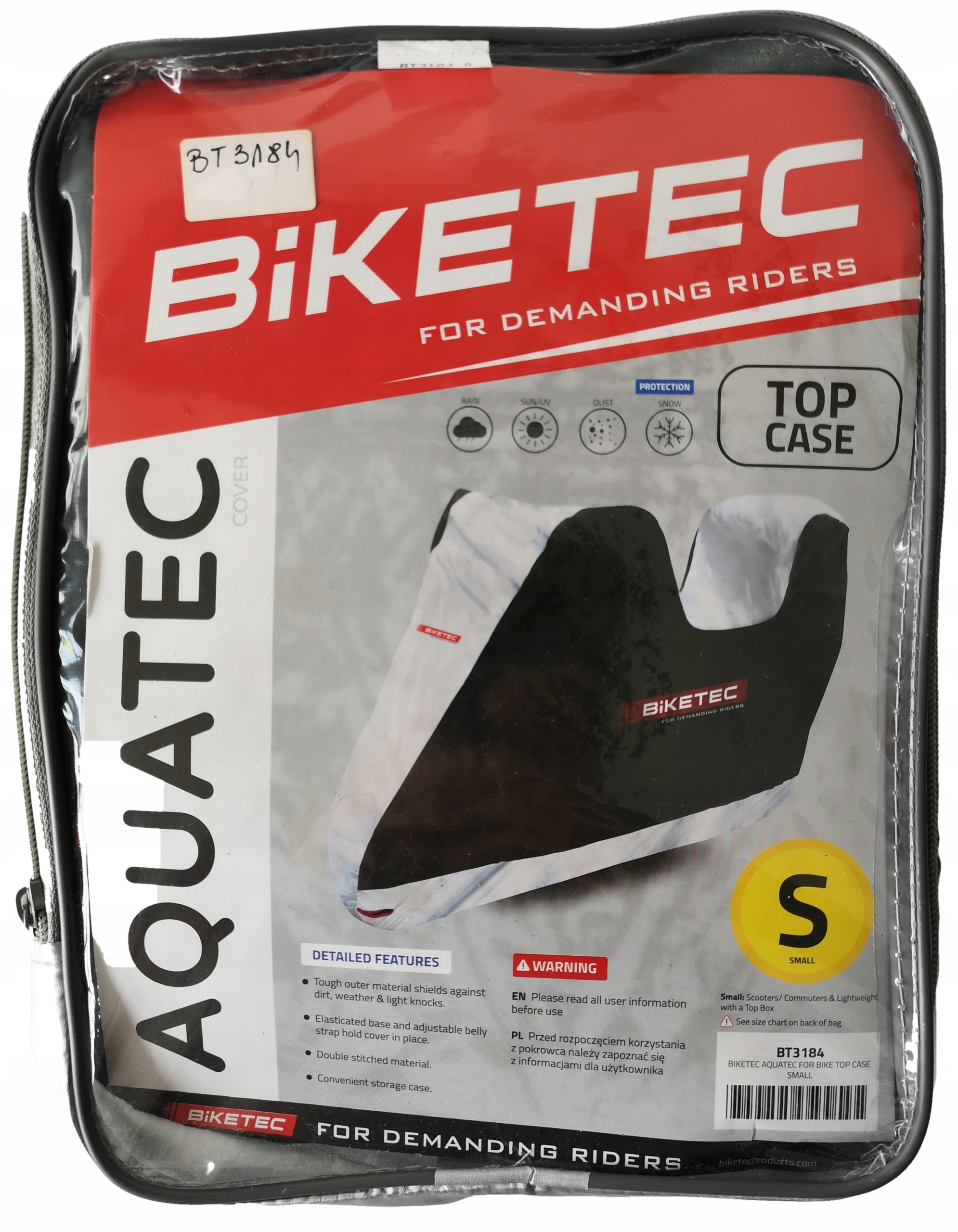 Kryt na motocykel BIKETEC Aquatec S KUFER