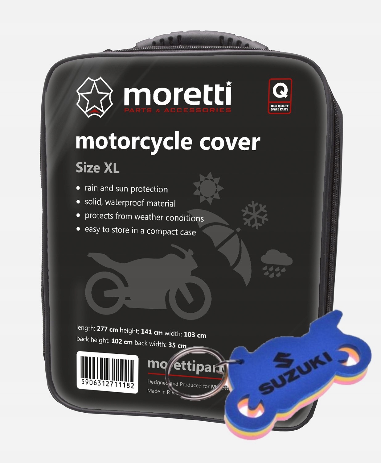 Kryt na motorku Moretti. Kolobežka ZDARMA