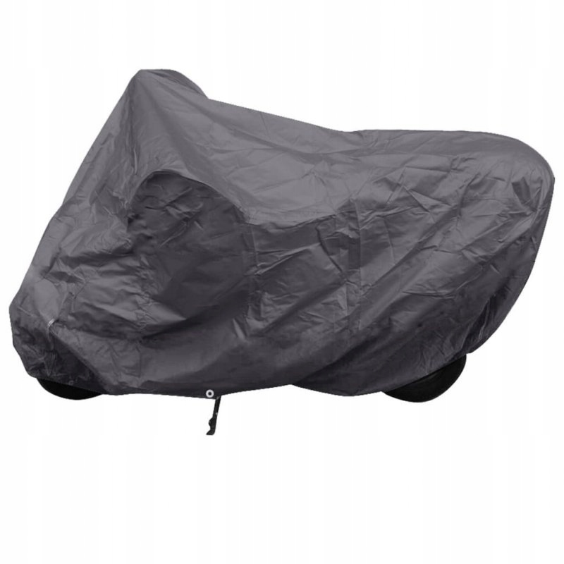 Kryt na motocykel, šedý polyester