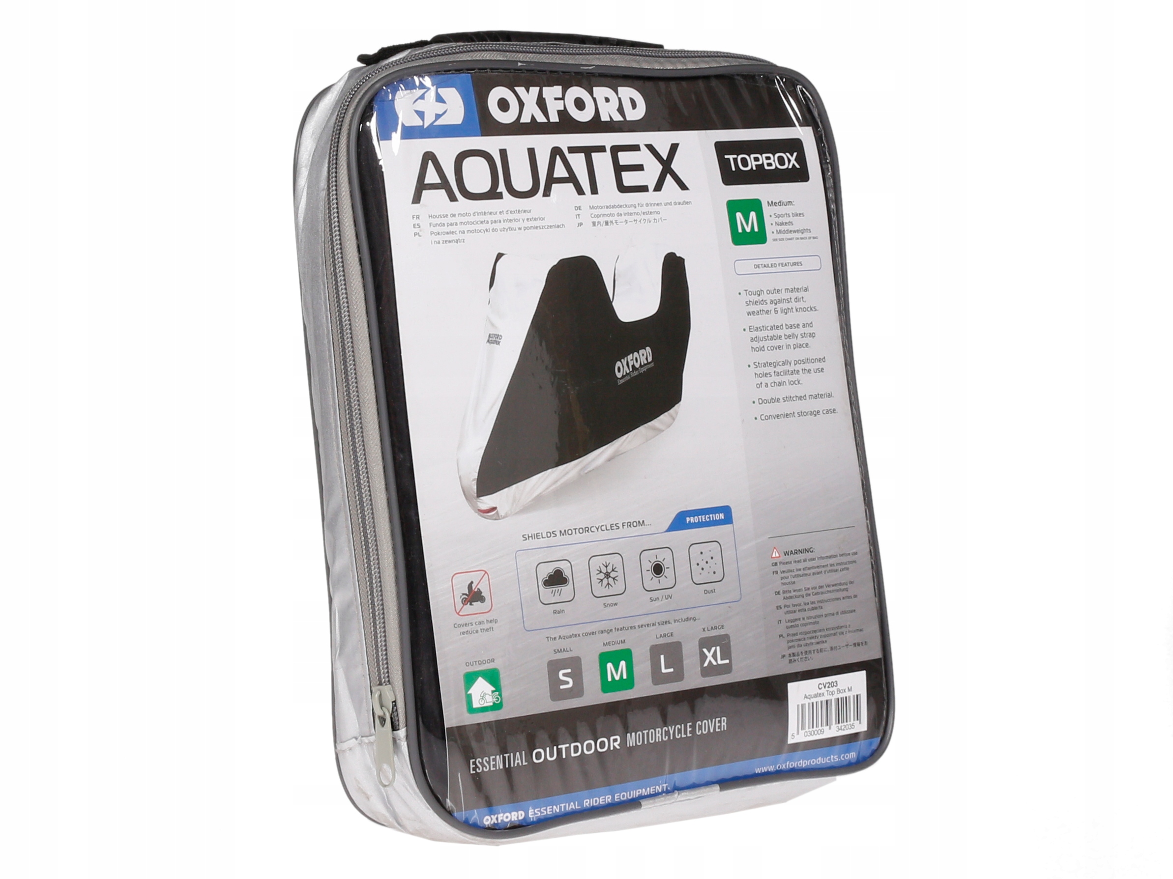Kryt na motocykel OXFORD L + BOX