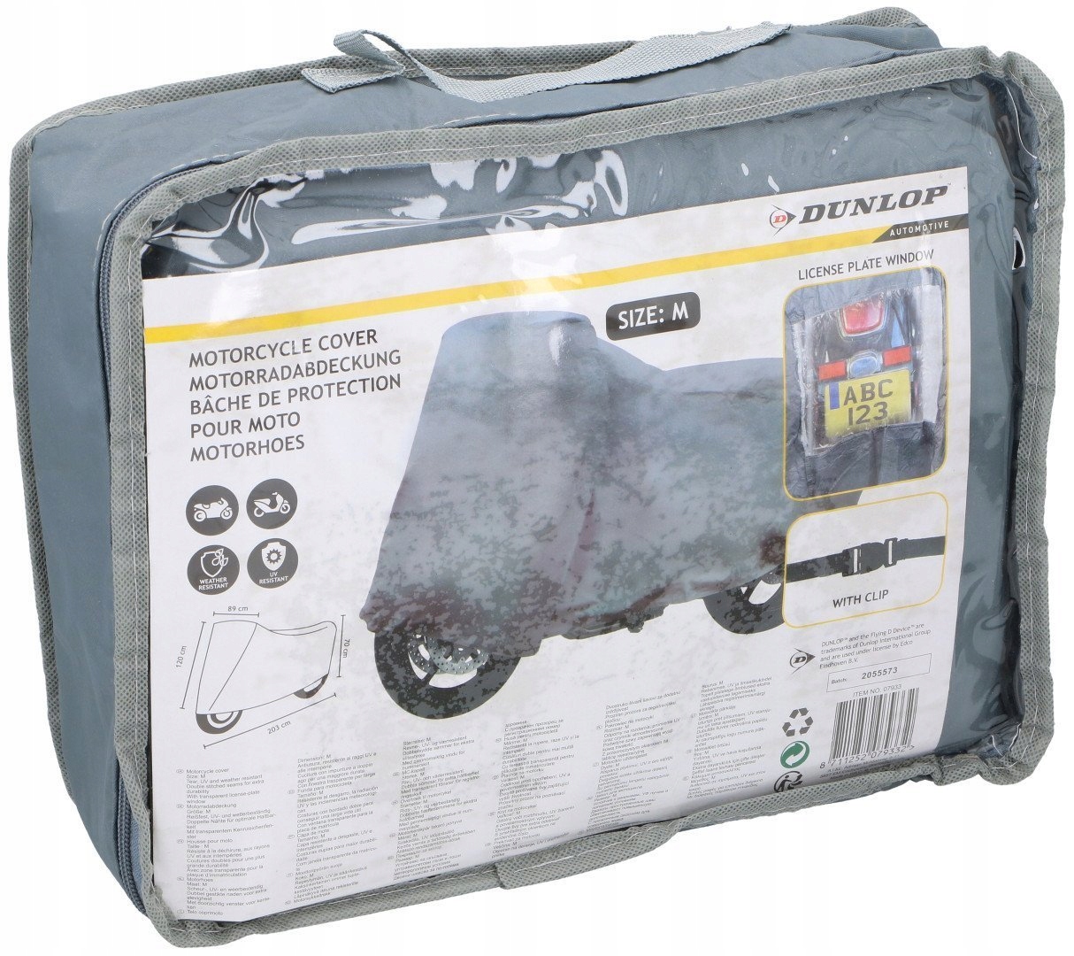 Plachta na bicykel DUNLOP M