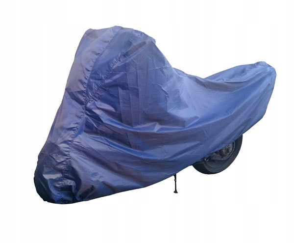 Tmavomodrá pláštenka na motorku