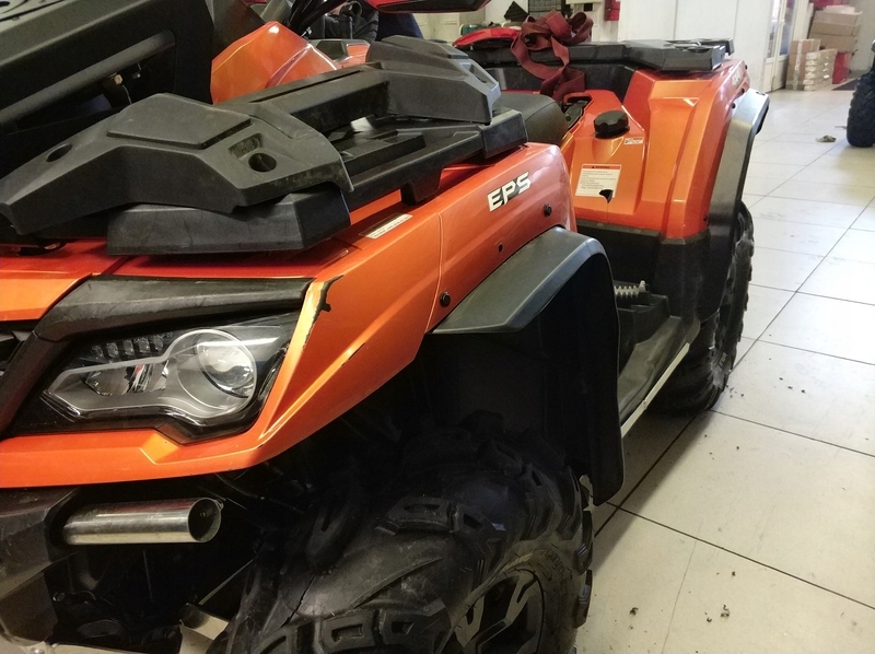Rozšírenie blatníkov Cfmoto cforce 800 850 1000