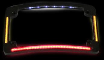 RÁMOVÝ PANEL USA HARLEY VLASTNÉ ZADNÉ SVETLO LED