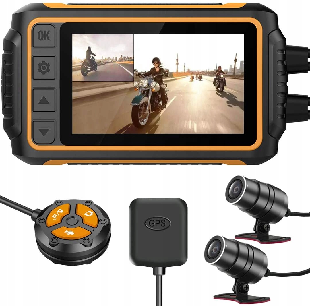 ZÁZNAM MOTOCYKLOV 1080p SONY GPS IP67