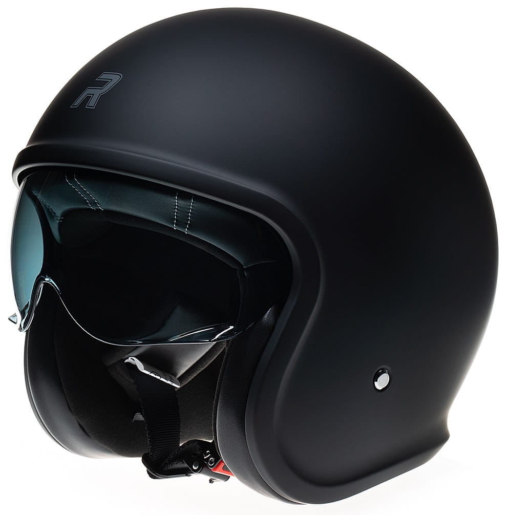 Prilba RHINO JET CITY 2 BLACK MATT open jet XL