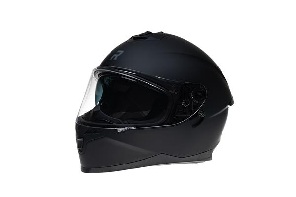 RHINO PRILBA RACER 2 ČIERNA MATNÁ M + ZADARMO