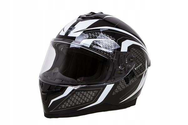 RHINO RACER 2 MOTOCYKLOVÁ PRILBA THUNDER WHITE XS