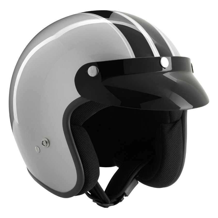 ROCC CLASSIC DEKOR MOTOCYKLOVÁ PRILBA CHOPPER - M