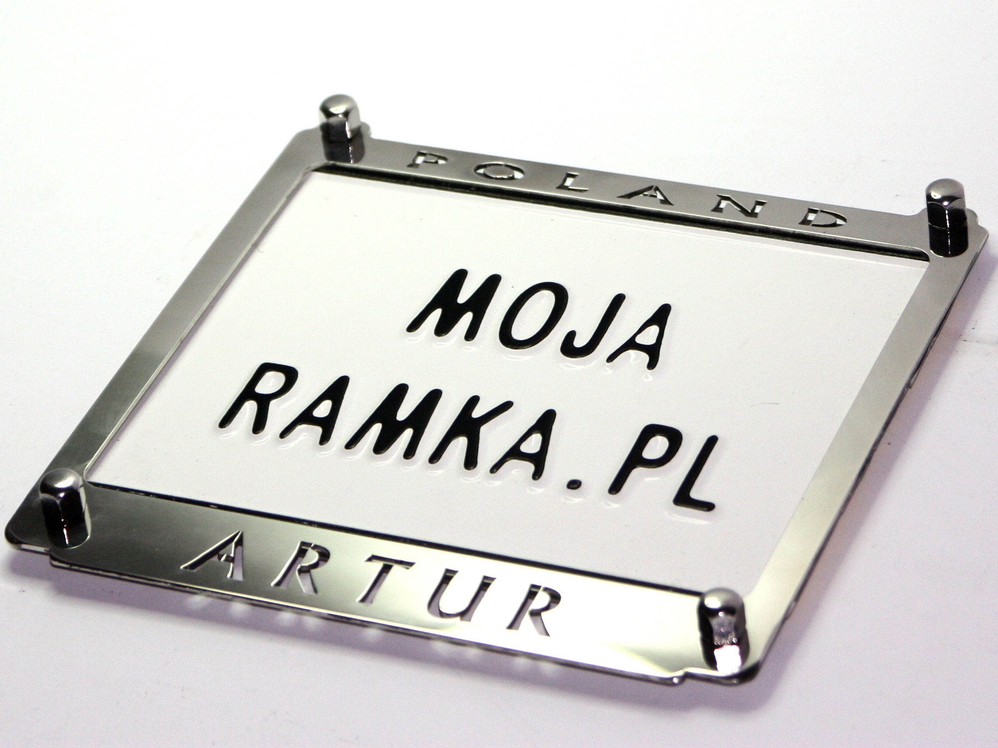 Rám na registráciu pre motocykel VAŠA SPRÁVA!