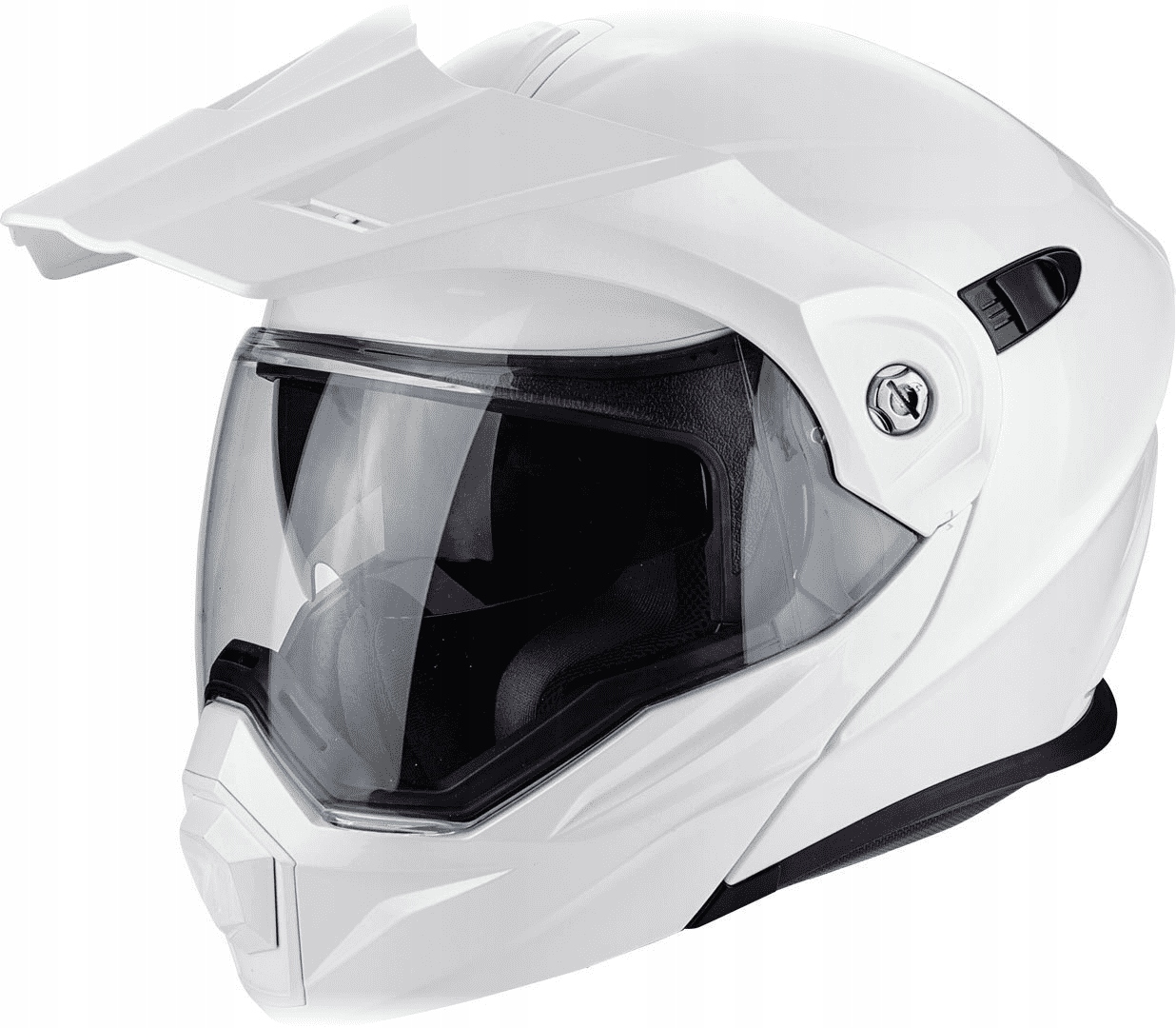 Moto prilba SCORPION ADX-1 GLOSSY WHITE M !!