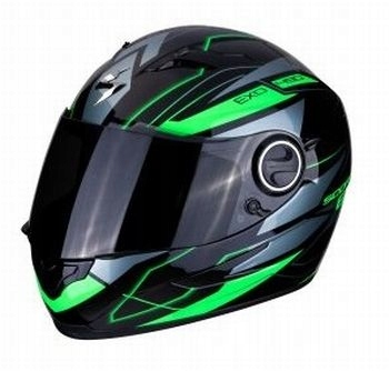 SCORPION EXO-490 NOVA ČIERNO-ZELENÁ S + ZADARMO