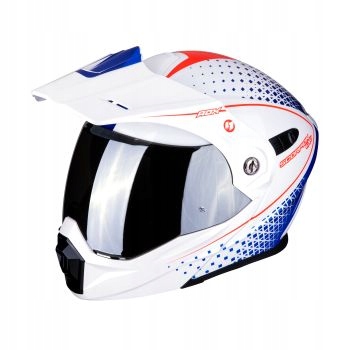 PRILBA SCORPION ADX-1 HORIZON PEARL W-RD-BL L + ZADARMO