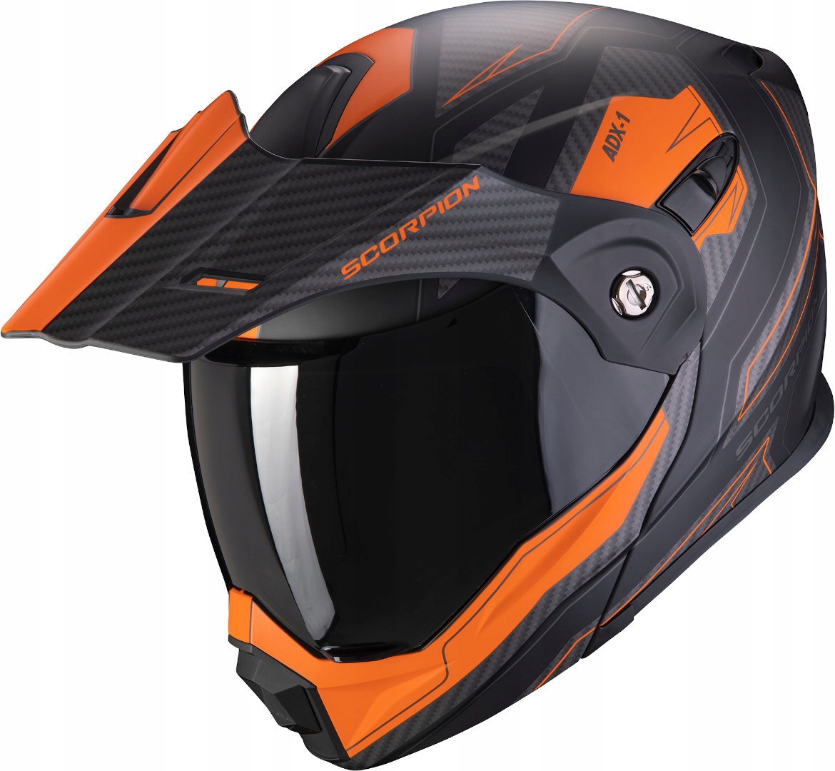 PRILBA SCORPION ADX-1 TUCSON MAT ORANGE. Ľ