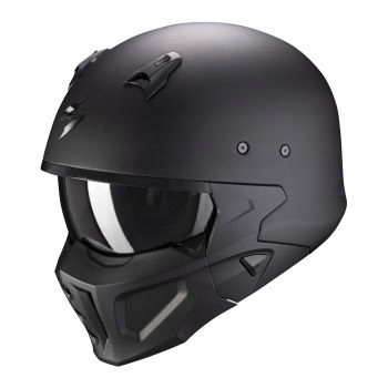 PRILBA SCORPION COVERT-X PEVNÁ MATNÁ ČIERNA M + ZADARMO