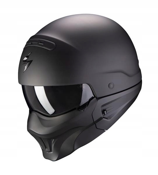 PRILBA SCORPION EXO-COMBAT EVO MATNÁ ČIERNA L + ZADARMO