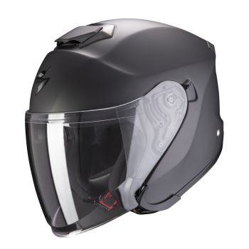 PRILBA SCORPION EXO-S1 PEVNÁ MATNÁ ČIERNA S + ZADARMO