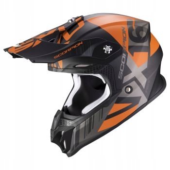 PRILBA SCORPION VX-16 AIR MACH MATNÁ BK-OE XXL + ZADARMO