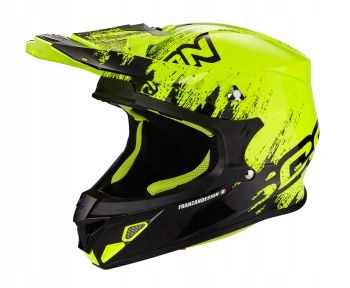 PRILBA SCORPION VX-21 AIR MUDIRT BK-NEON M + ZADARMO